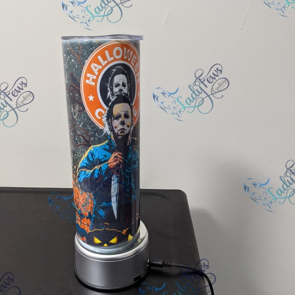 Distressed Michael Myers Inspired Tumbler